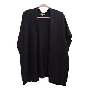 Ionic Cape oversized cardigan in black